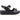 Hush Puppies Womens Stacey Leather Sandal - Black