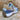 Carmela Womens Leather Fashion Trainers - Jeans Blue - The Foot Factory