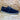 On Foot Mens Perforated Leather Shoes - Navy