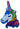 Crocs Jibbitz Light Up Girly Unicorn Charm