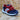 Geox Infant Alben Suede Trainer - Red / Navy