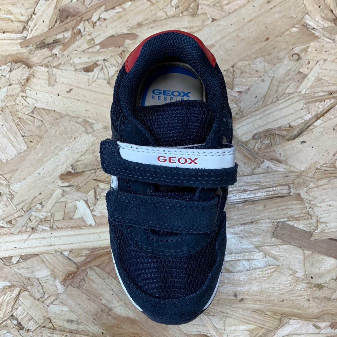 Geox Infant B Alben B D Trainers - Navy / White
