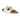 Rieker Womens Slip On Sandals - White / Yellow